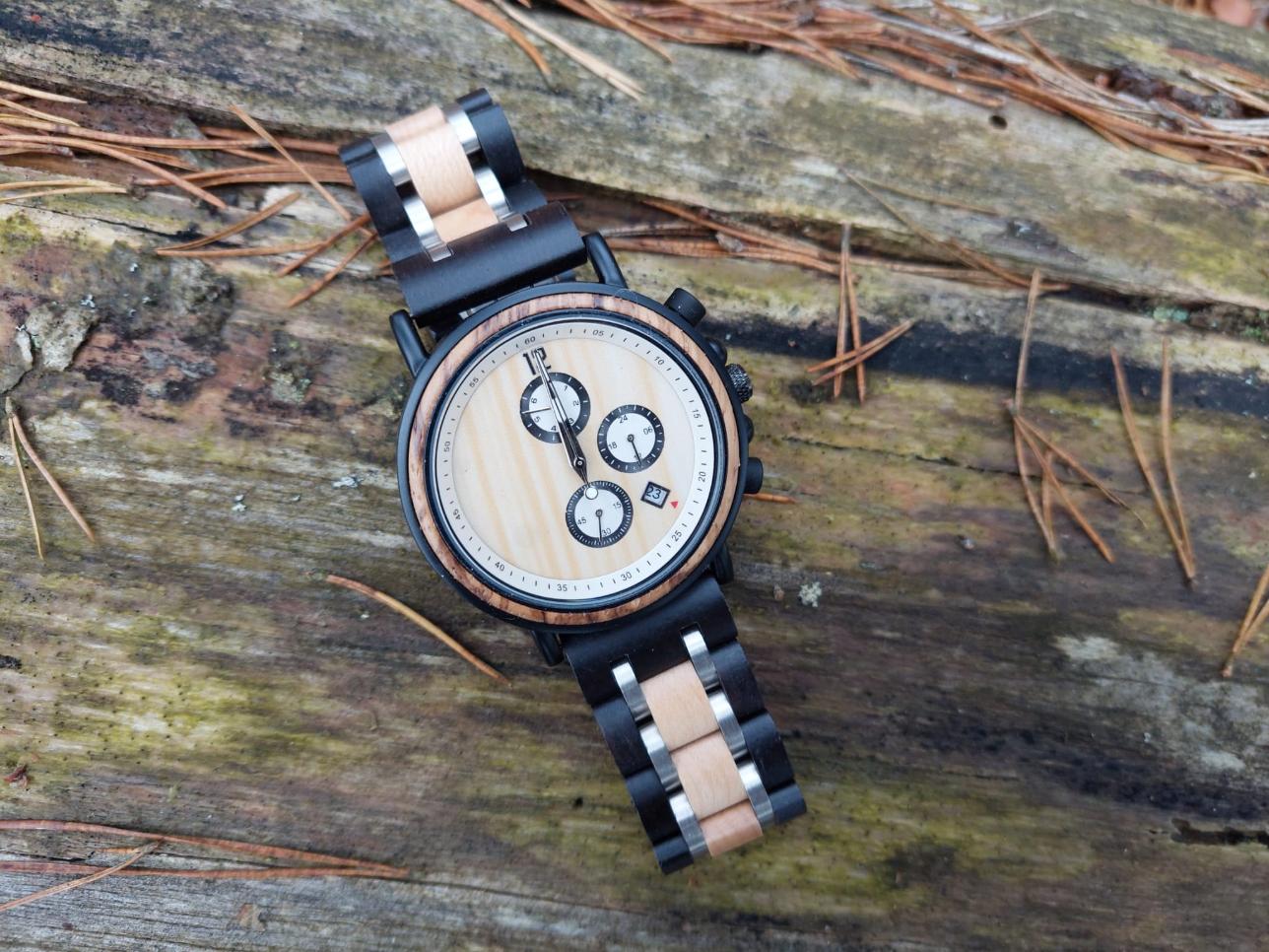 Koka rokas pulkstenis Trellis